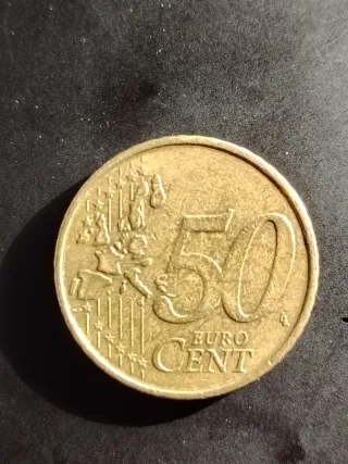 Moneda 50 céntimos Rey Alberto II 1999