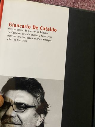 Giancarlo de Cataldo.: Una novela criminal