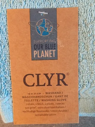 Manopla de Baño CLYR Algodón Sostenible