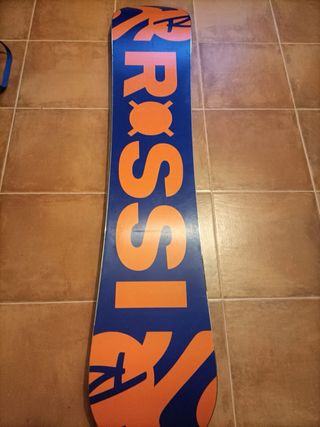 Tabla de Snowboard con Fijaciones