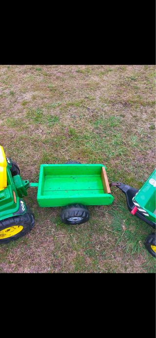 Tractor de Pedales Verde y Amarillo