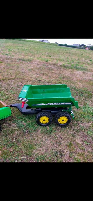 Tractor de Pedales Verde y Amarillo