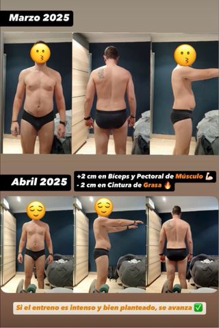 Dietista y entrenador titulado | +6 años exp.