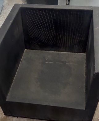 Mobiliario de ratán para terraza, para restaurar