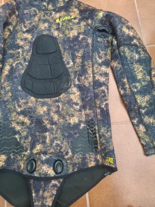 Traje Neopreno Suba Camuflaje 3mm 2 Piezas