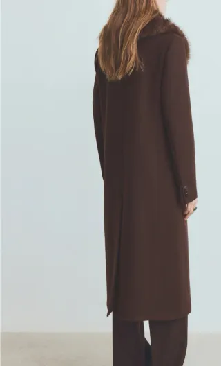 Cappotto invernale donna marrone