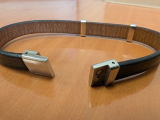 Tommy Hilfiger Pulsera para Hombre de Cuero negro