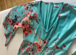 Mono largo estampado floral