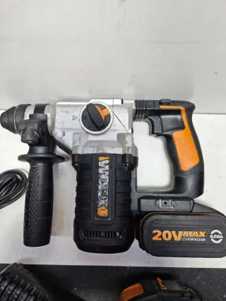 Taladro Percutor Worx 20V con Baterías y Cargador