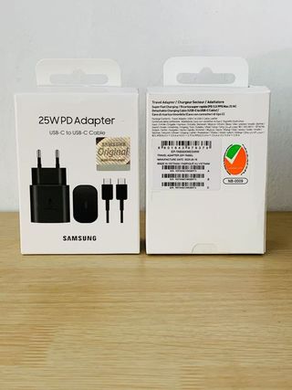 Cargador Samsung 25W Adaptador + Cable USB-C