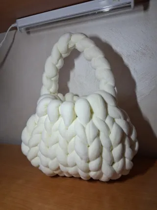 Borsa uncinetto modello Marshmallows