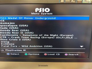 PS1 (PlayStation) + PSIO + Tarjeta 32GB