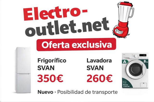 Pack Frigorífico y Lavadora SVAN