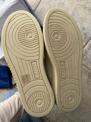 Autry Donna Sneakers Beige Bianco