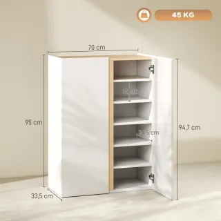 Zapatero 6 Niveles 70x33.5x95 cm