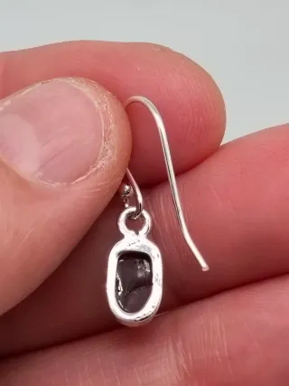 Plata de Ley 925 y Granate Natural