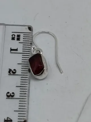 Plata de Ley 925 y Granate Natural