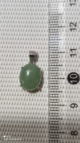 Colgante Jade Plata 925.