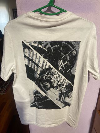 Camiseta Star Wars Pull&Bear Blanca