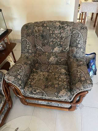 Sofá de 3 plazas y 2 sillones