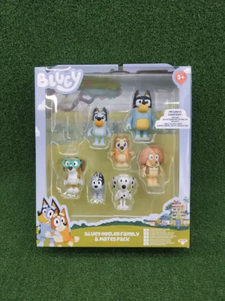 Pack Figuras Bluey Familia y Amigos