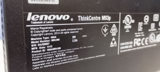 Lenovo ThinkCentre M93p 8GB RAM 120GB SSD