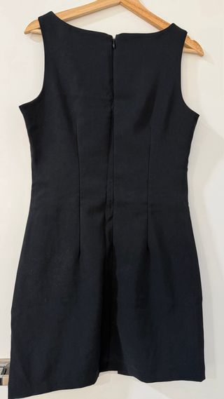 Vestido Desigual Negro con Lunares y Flores