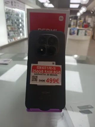 Redmi Note 15 Pro+ 5G 256GB 8GB RAM Negro