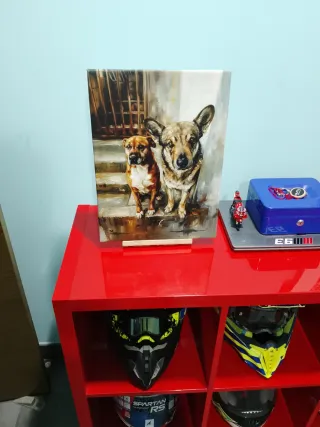 Cuadro personalizado efecto óleo