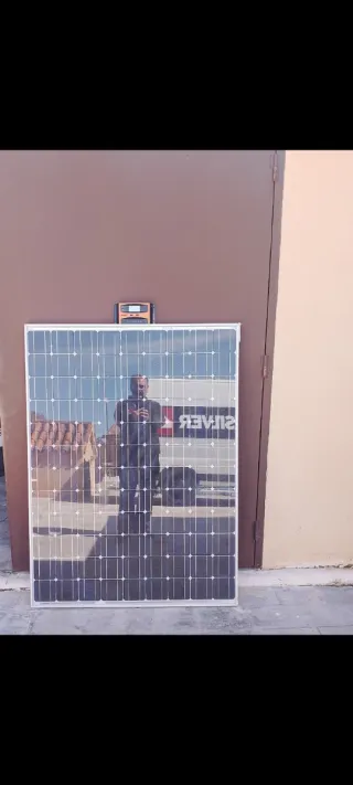 Placa solar 165W 12v + regulador