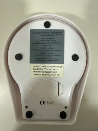 Báscula de cocina digital