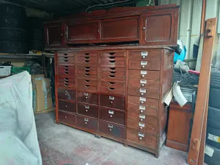 Mueble clasificador de madera