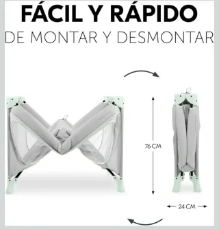 HAUCK Dream N Play PLUS Cuna de Viaje Parque 2en1