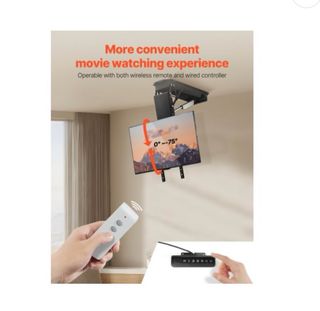 Soporte TV Techo Motorizado VEVOR a estrenar