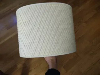 Pantalla lámpara ovalada