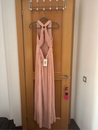 Vestido largo rosa Formula Joven