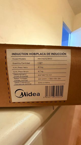 Placa de inducción Midea 7400W