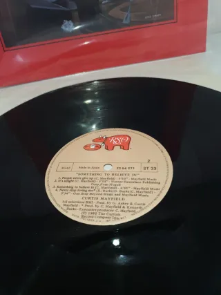 Vinilo Curtis Mayfield - Something To Believe In
