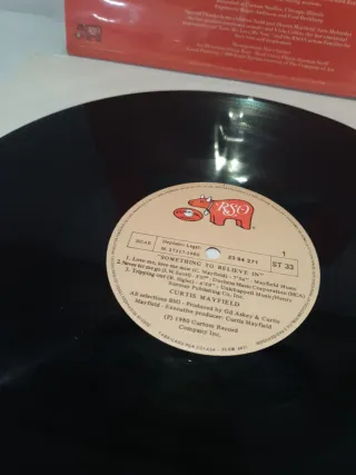 Vinilo Curtis Mayfield - Something To Believe In