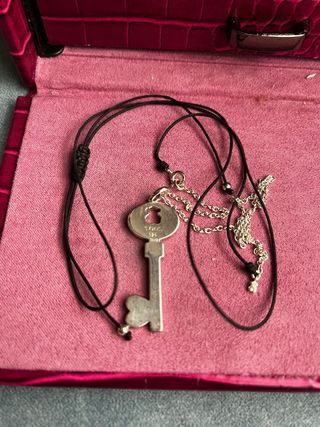 Colgante Tous Plata Llave Corazón