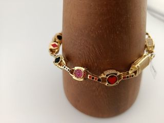 Pulsera temática Poker Oro 18K