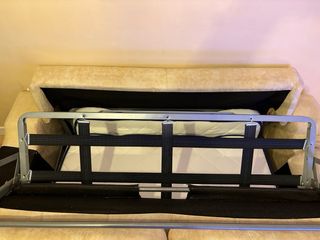 Sofá cama 2 plazas beige