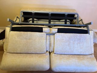 Sofá cama 2 plazas beige