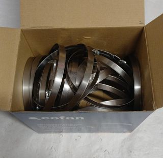 25 Abrazaderas Manguera Metálica Sinfin 120-140