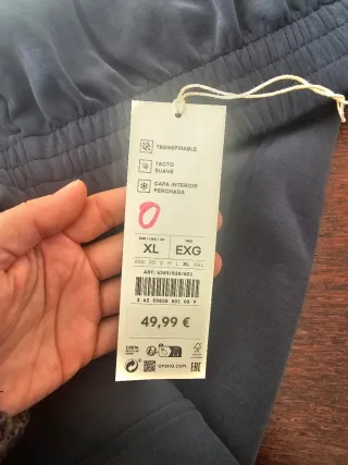 Pantalón Oysho gris