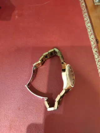 Reloj Radiant Mujer Negro y Dorado