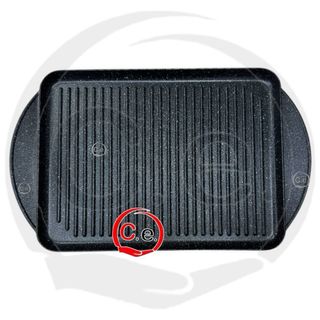 Piastra grill in pietra bistecchiera a righe