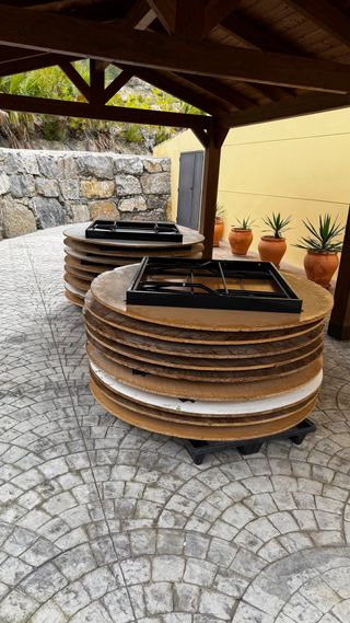 20 Mesas Redondas Plegables