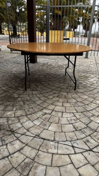 20 Mesas Redondas Plegables