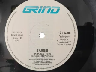 Vinilo Barbie Barabba 1988